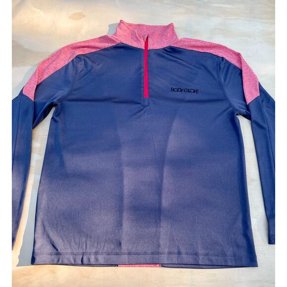 Body Glove Men's Gray Polyester Quarter Zip Long Sleeve Sweatshirt, Size S‎ - Picture 3 of 8